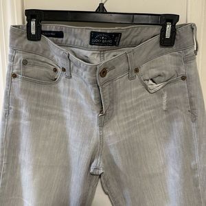 Lucky brand Lolita skinny jeans in light grey